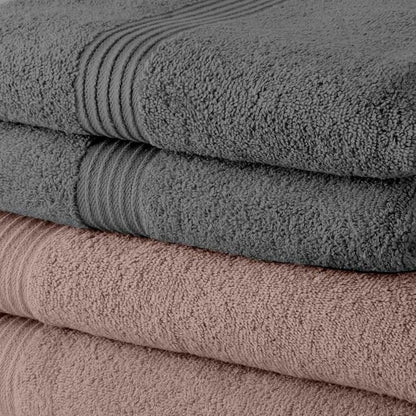 Towel set TODAY Grey 10 Pieces 70 x 130 cm