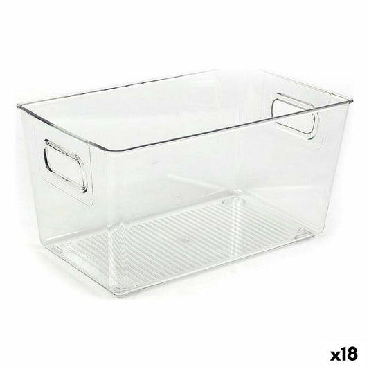 Multi-use Box Dem Transparent 25,7 x 15,3 x 13,5 cm (18 Units)