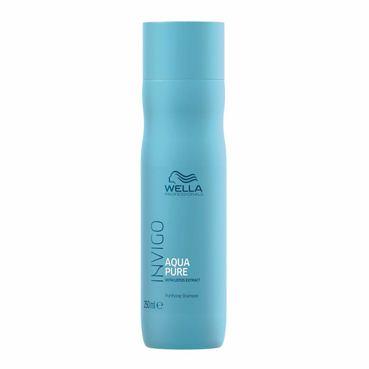 Purifying Shampoo Wella Invigo Cream Normal Hair Blue White
