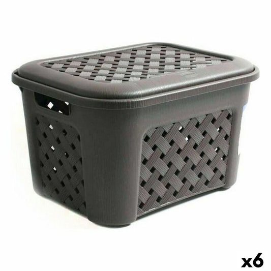 Laundry Basket Arianna Tontarelli 2112312 (43,5 x 33,5 x 26 cm) 23,6 L (6 Units)