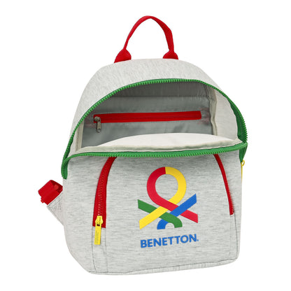 Casual Backpack Benetton Pop Grey 13 L