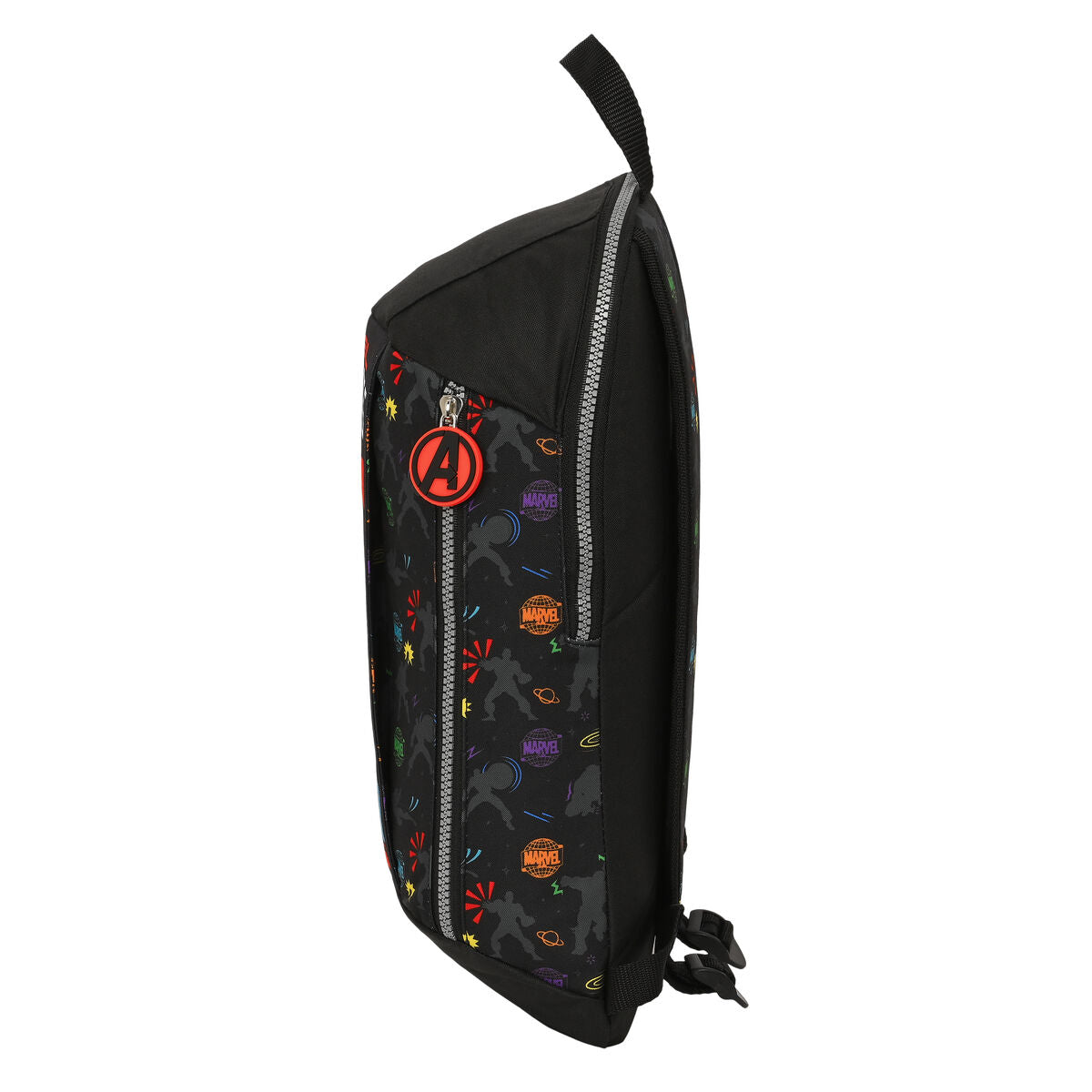 Casual Backpack The Avengers Super heroes Black 10 L