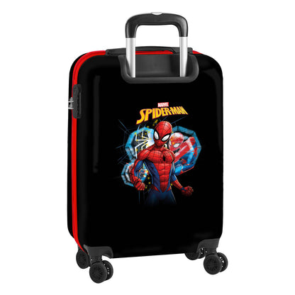 Koffer für die Kabine Spider-Man Hero Schwarz 20'' 34,5 x 55 x 20 cm