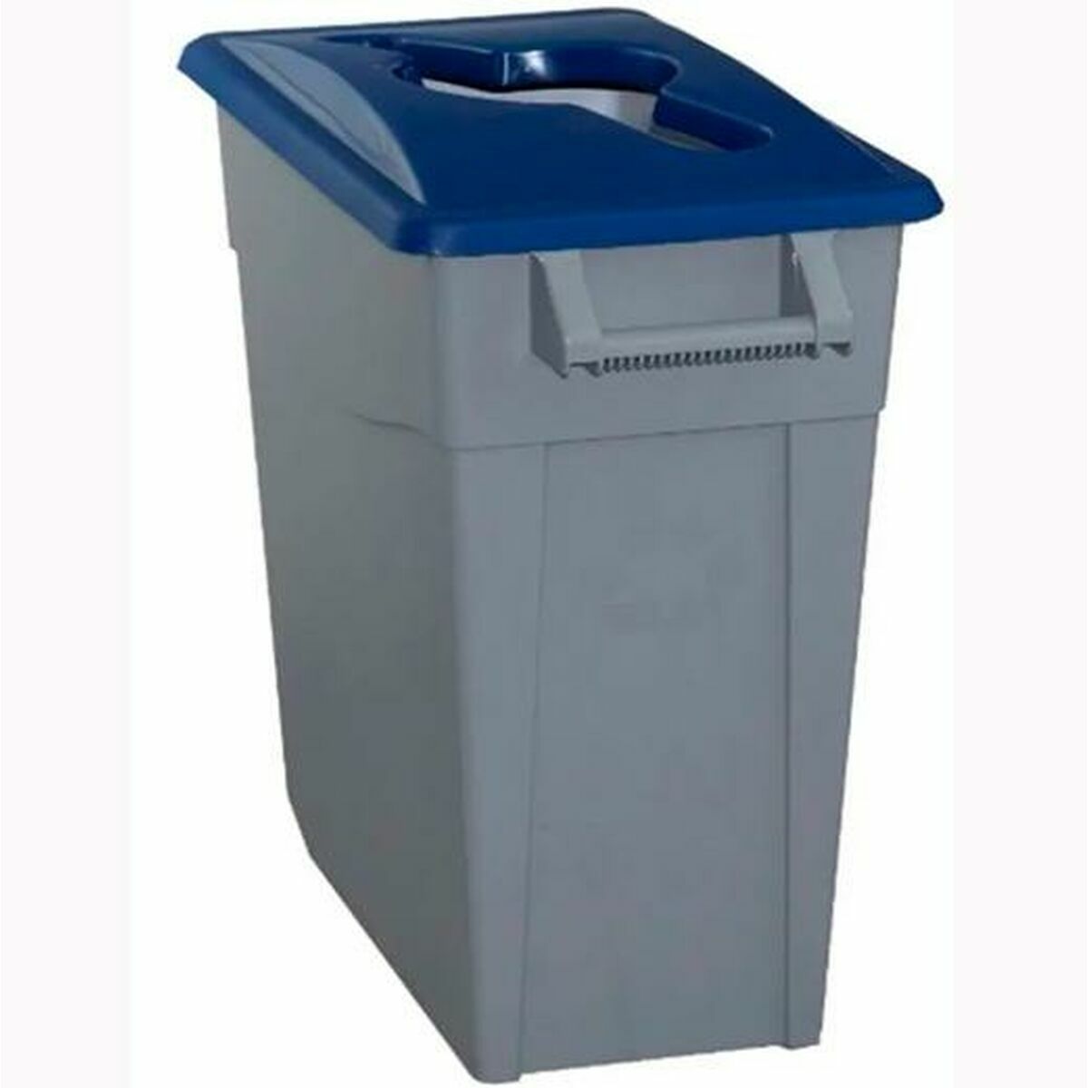 Recycling prullenbak Denox 65 L Blauw (2 Stuks)