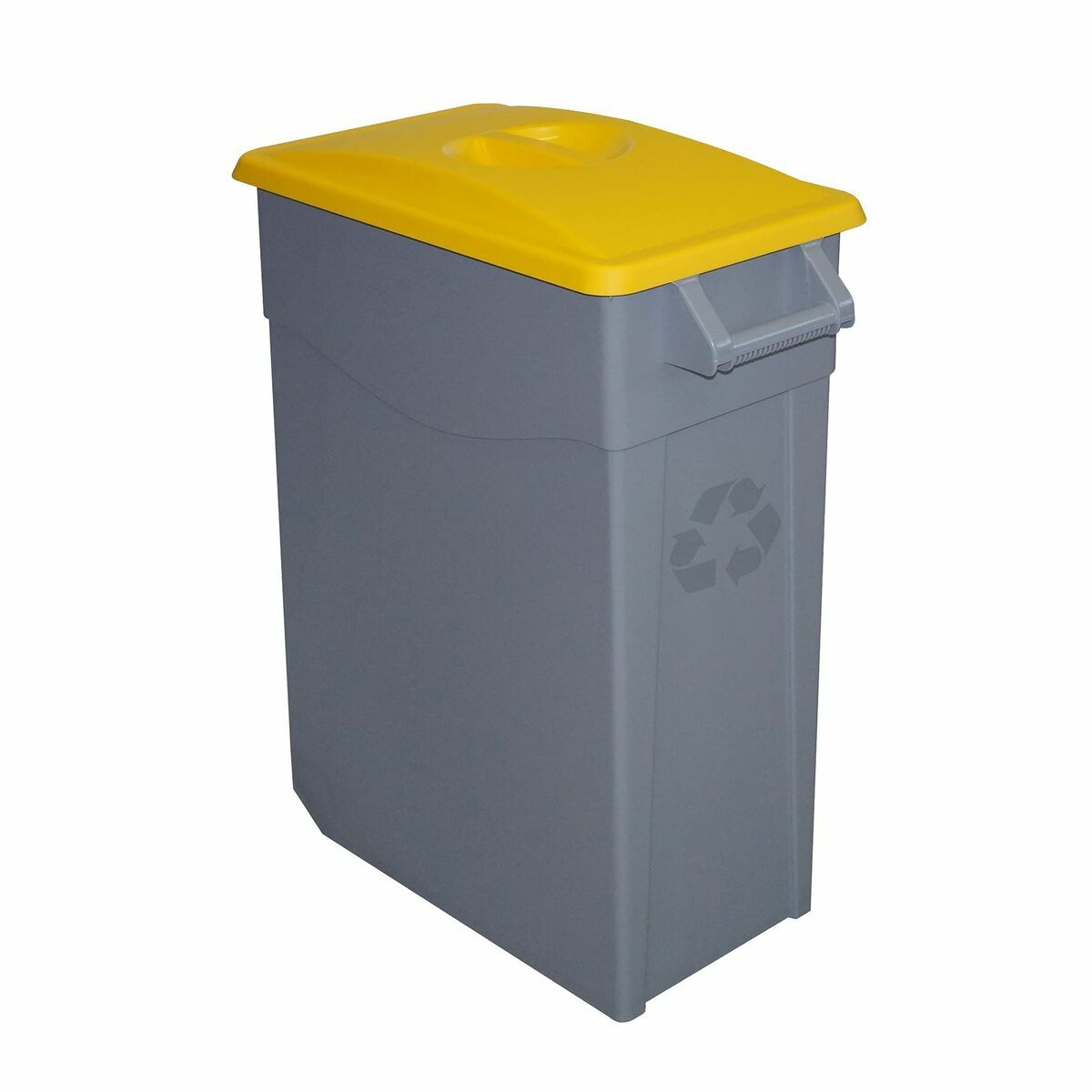 Recycling prullenbak Denox 65 L Geel