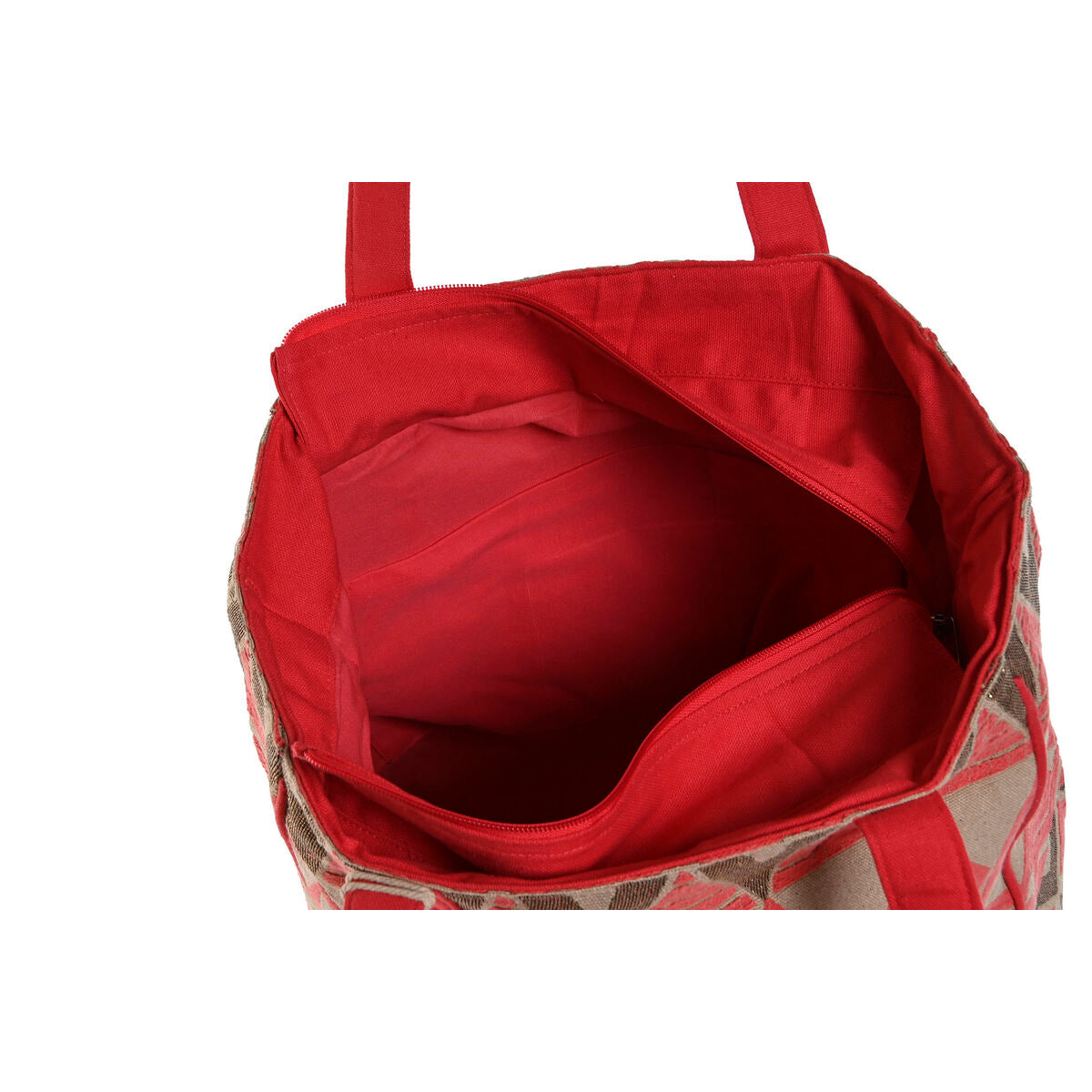 Shoulder Bag Home ESPRIT Beige Fuchsia 31 x 16 x 66 cm