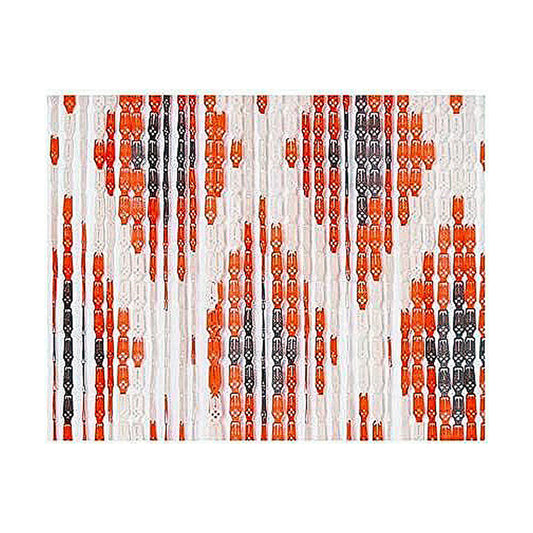 Curtain EDM 90 x 210 cm Orange polypropylene