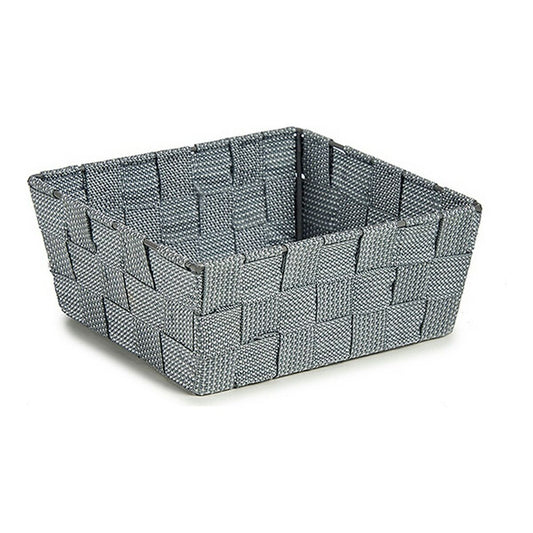 Basket Braiding 18 x 8 x 21 cm Grey Cloth