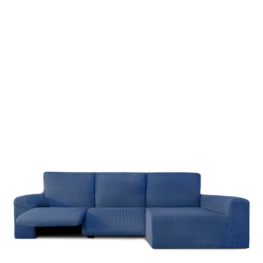 Right long arm chaise longue cover Eysa JAZ Blue 180 x 120 x 360 cm