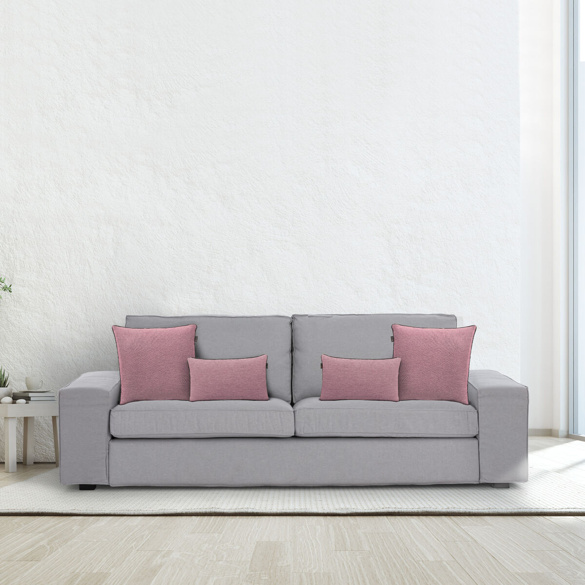 Cushion cover Eysa VALERIA Pink 45 x 45 cm