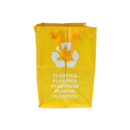 Recycling bag Confortime Yellow 31,5 x 44 x 32 cm Raffia