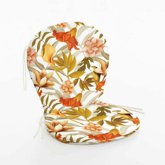 Chair cushion Belum 0120-384 48 x 5 x 90 cm Flowers