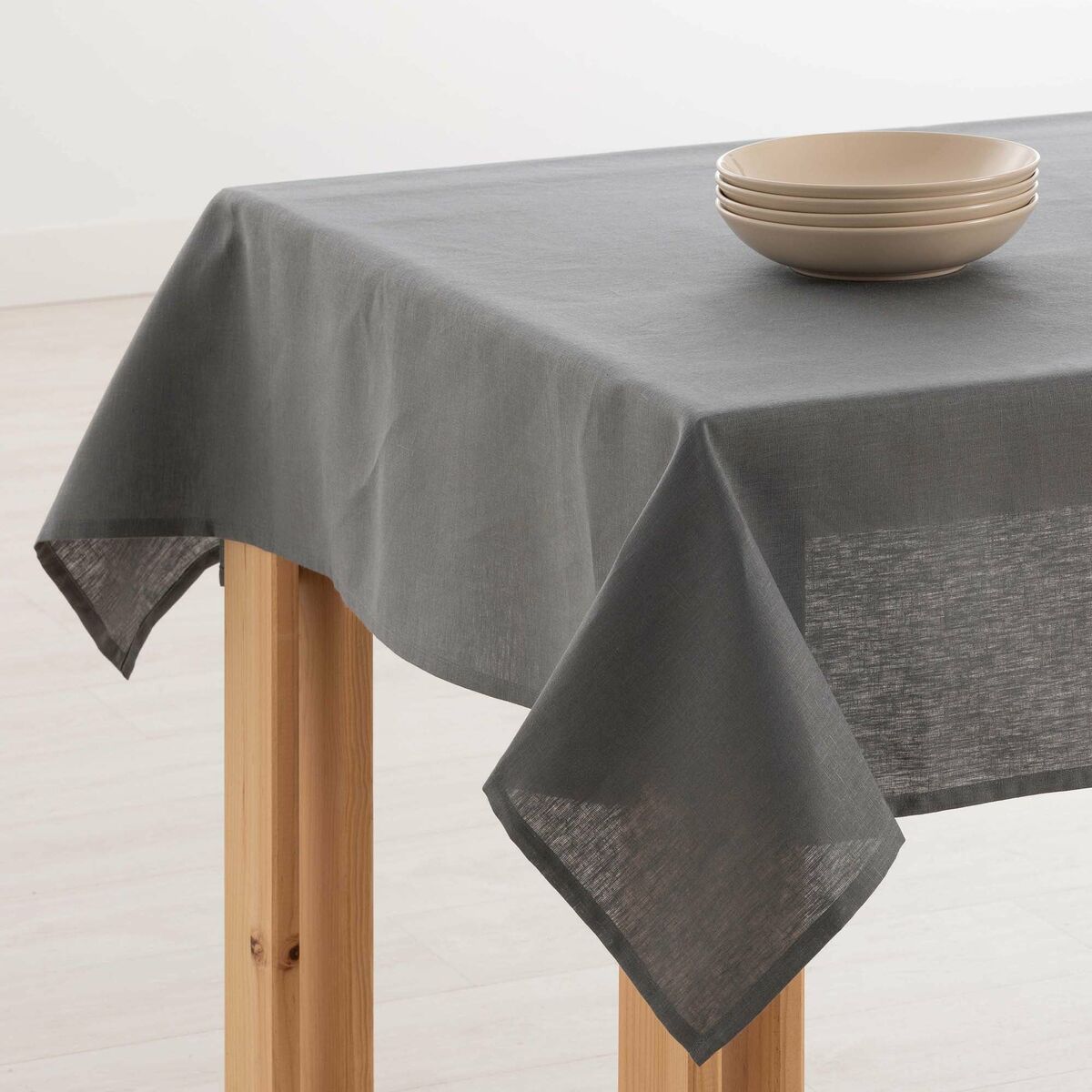 Tablecloth Belum 400 x 150 cm Anthracite