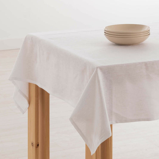 Tablecloth Belum 250 x 150 cm White
