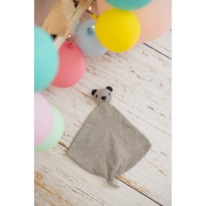 Baby Comforter Crochetts Bebe Baby Comforter Grey Bear 39 x 1 x 28 cm