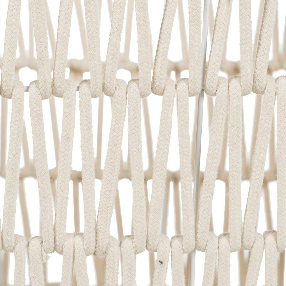 Ensemble de paniers en corde blanche 45 x 35 x 36 cm (3 pièces)