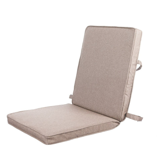 Chair cushion Beige 90 x 40 x 4 cm