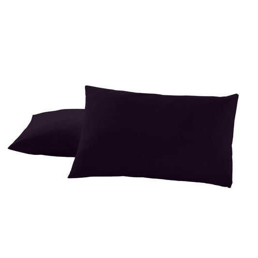 Pillowcase Alexandra House Living Black 50 x 80 cm (2 Units)