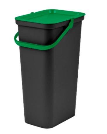 Recycling Waste Bin Tontarelli Moda 24 L Black