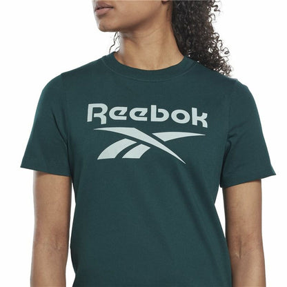 Damen Kurzarm-T-Shirt Reebok  Identity Türkis