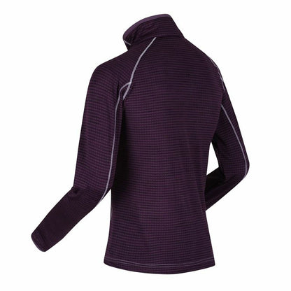 Women's long sleeve T-shirt Regatta Yonder Half-Zip Purple