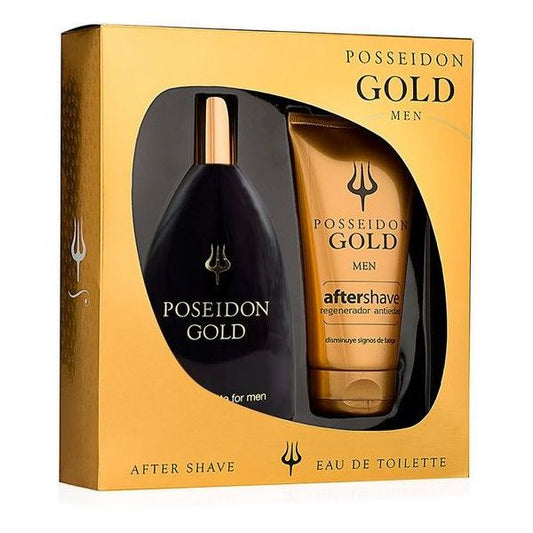 Cosmeticaset voor heren Gold Posseidon (2 pcs)