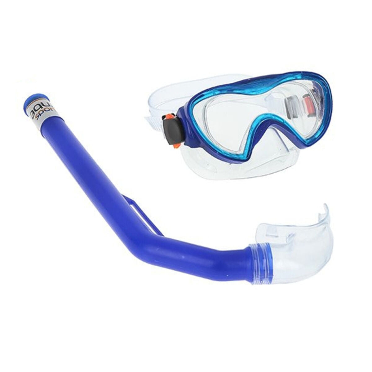 Snorkel Goggles and Tube for Children Junior Colorbaby Blue Black